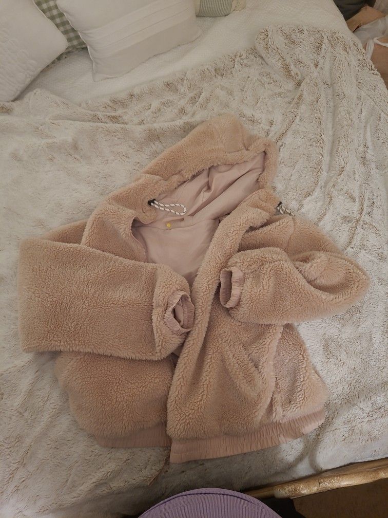 Beige Pink Jacket Lined