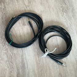 Guitar cables, 25 foot and 20 foot.