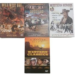 American Western DVD Lot - 20 Movies On 8 DVDs