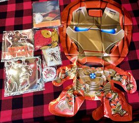 New Iron Man Party Supplies 