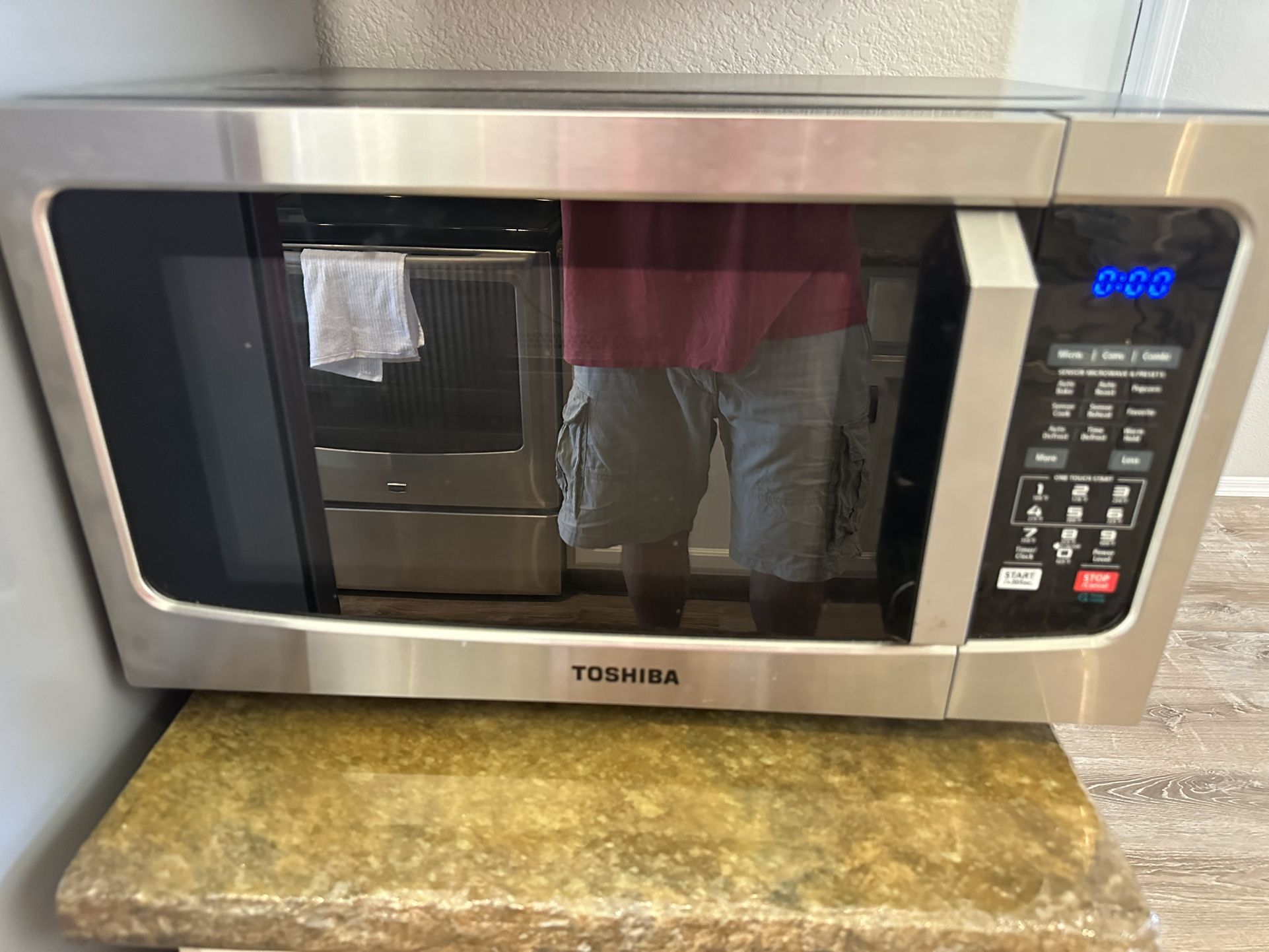 Toshiba Stainless Steel Microwave