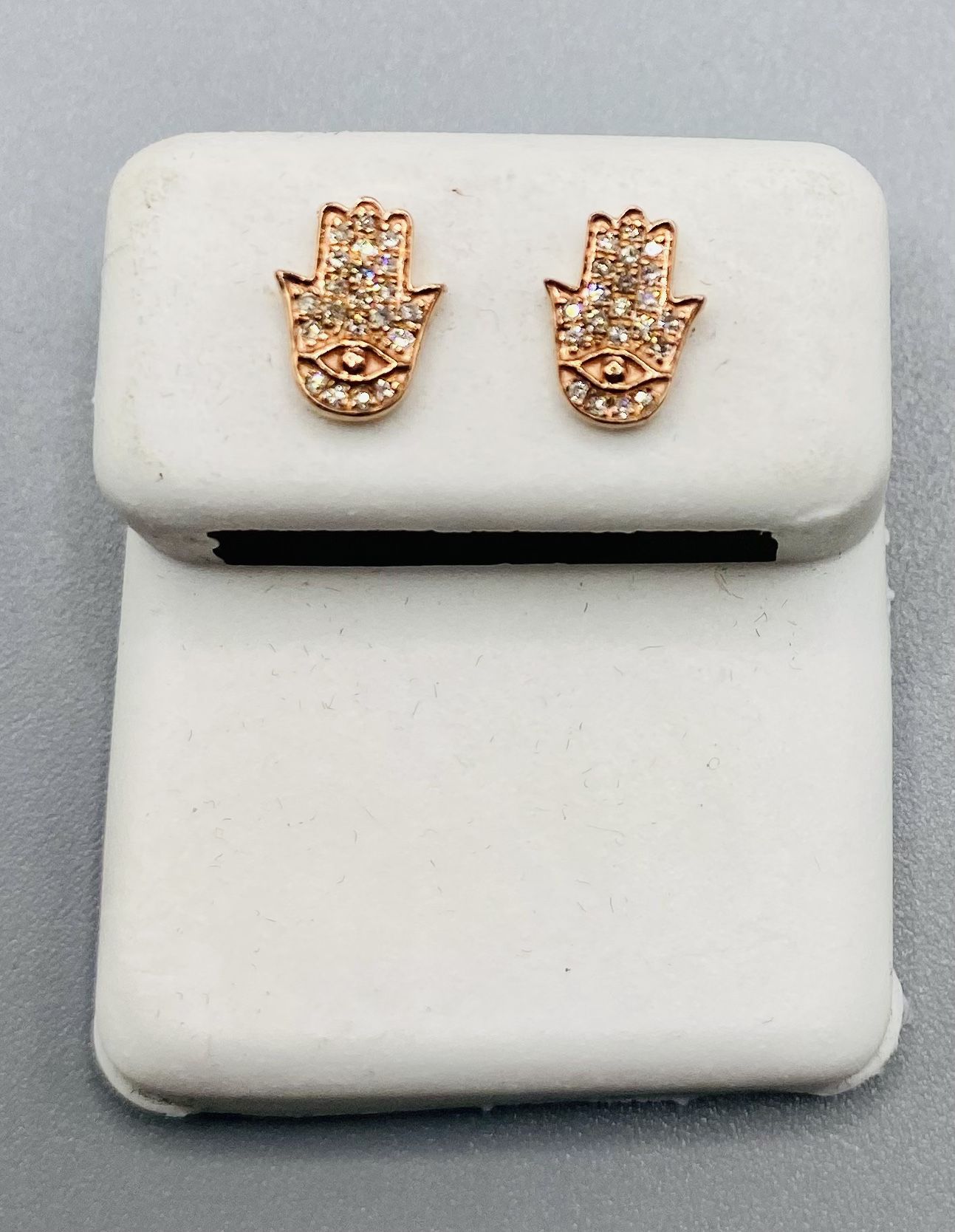 Original 925 Silver With Diamond Earrings (0.10 CTW)