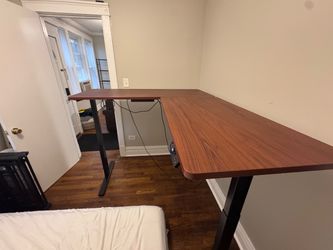 L-Shaped Electric Standing Desk