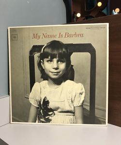 Barbra Streisand “My Name Is Barbra” vinyl LP