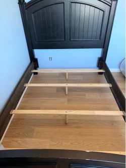 Bed frame with drawer