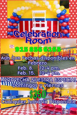 Come CELEBRATE with us at Celebration Room