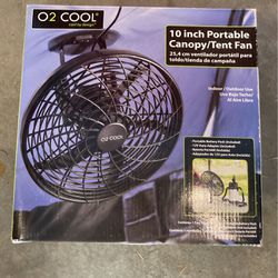 10 Inch Battery Powered Canopy/tent Fan 