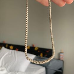 Collar de Diamantes Plata 925