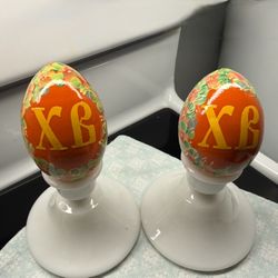Hand Painted Wooden Easter Eggs 
