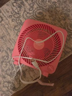Pink fan
