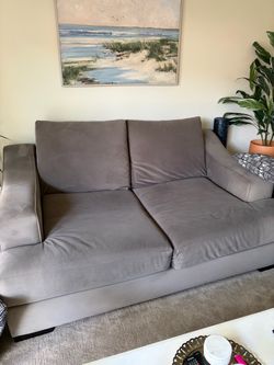 Grey Loveseat Sofa
