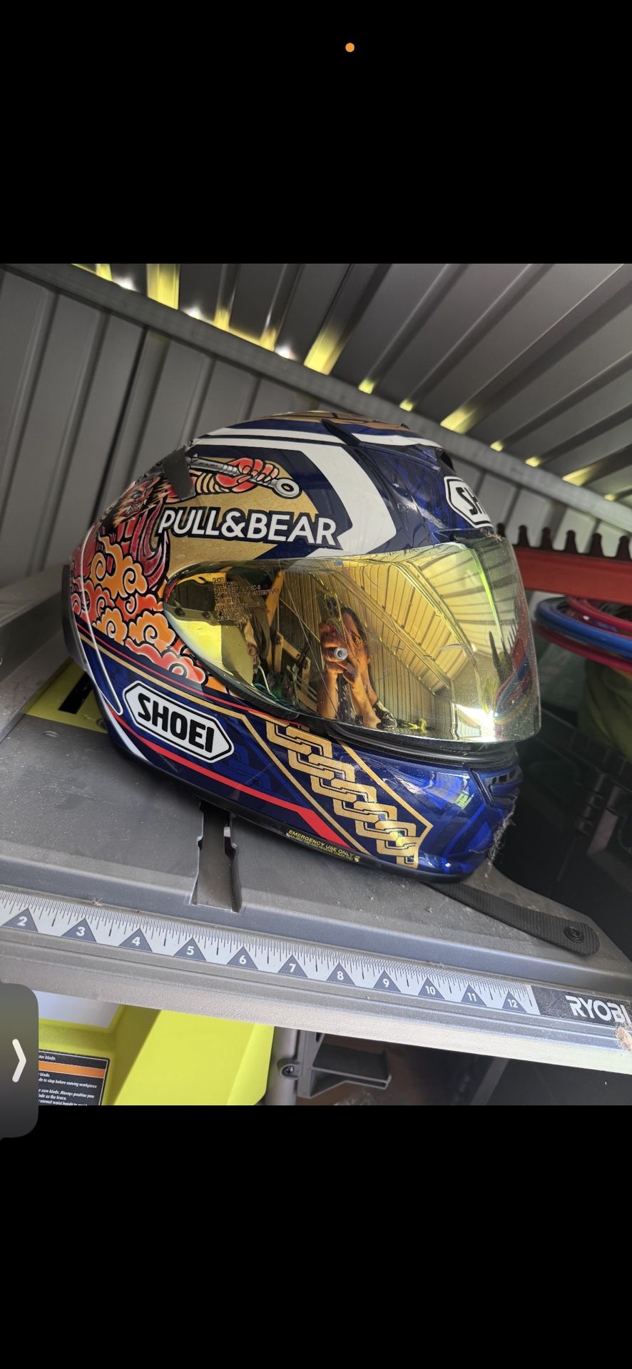 Shoei and Oneal Helmet
