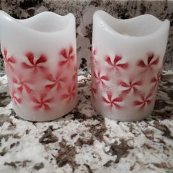 Battery 🔋operated Holiday Candles X2