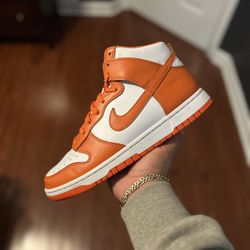 Nike Dunk High Syracuse Sz 9.5 