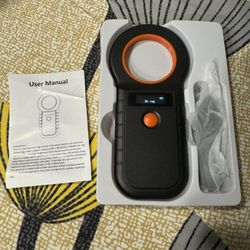 New Bluetooth Handheld Animal/Pet Microchip Scanner - Reader (Black) 