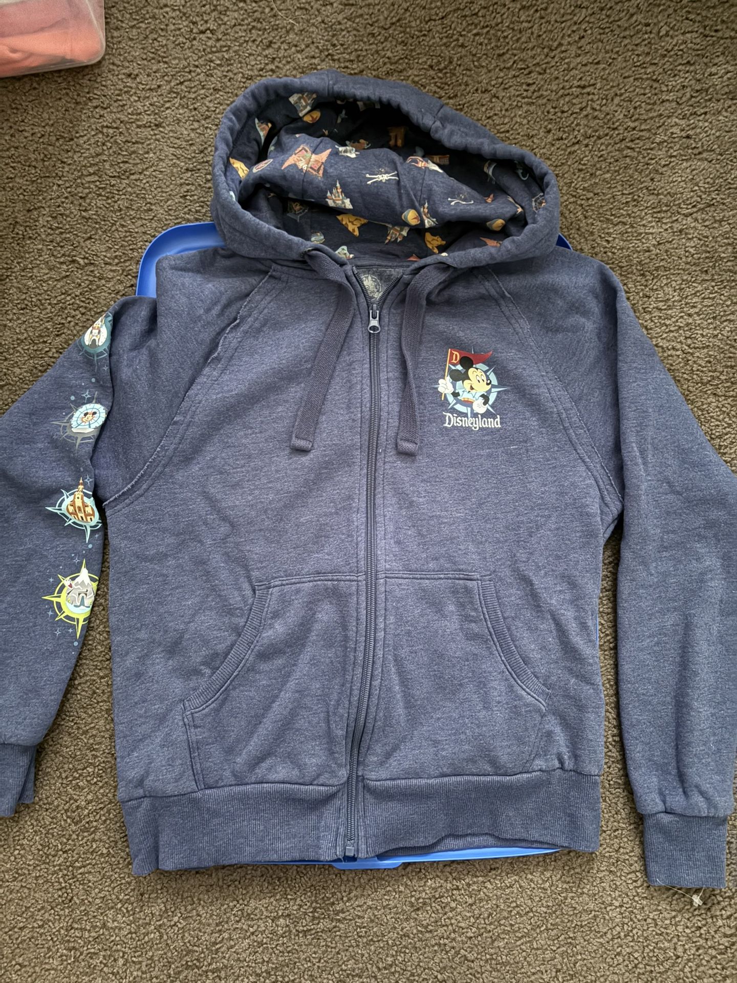 Disneyland Zipper Sweatshirt
