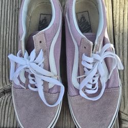 Lavender Vans Size 9 Womens