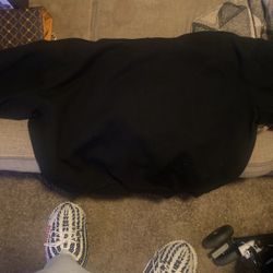 Black Essentials Fear Of God Hoodie