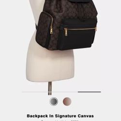 Baby Backpack In Signature Canvas