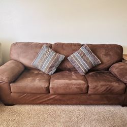 Sofa With Free Recliner Chair