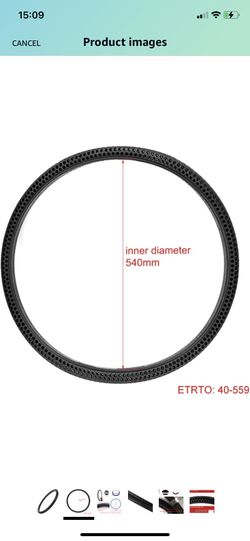 26Inch Bicycle Solid Tire 26 Inch Non-Pneumatic Airless Non InflationTire Do Not Need Tube 26x1.75 