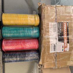 Iron Forge Cable 12 Gauge Primary Automotive Wire - 4 Roll Assortment Pack 800 Ft Total Length New
