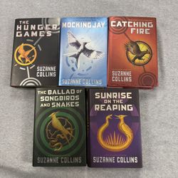 The Hunger Games Hard Cover Book Set 5  By Suzanne Collins