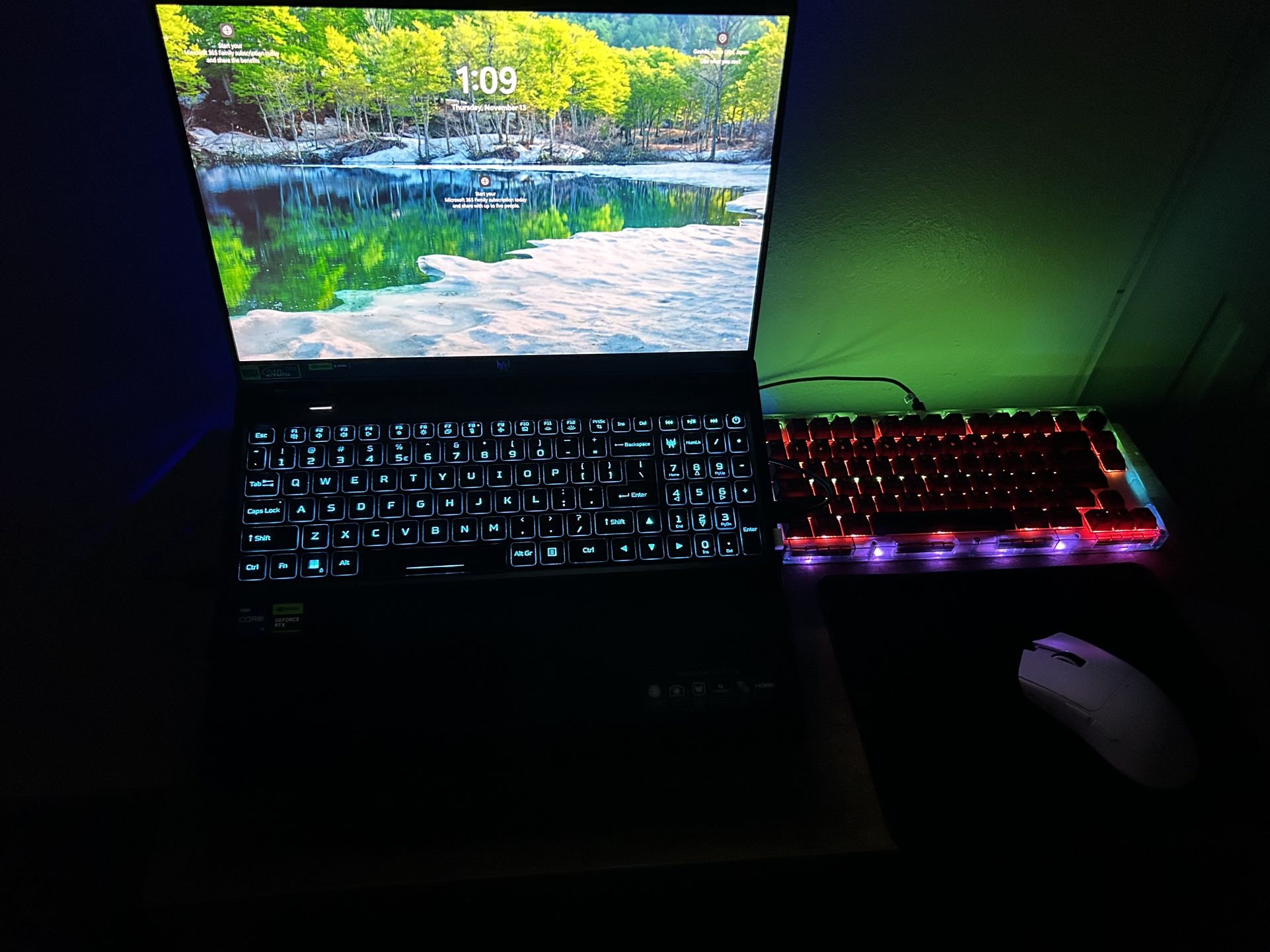 Acer Predator Helios 16 ~ 4080 Gaming Laptop + Accessories 