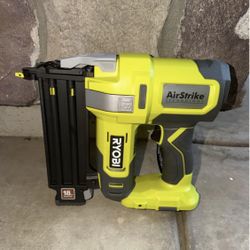 RYOBI ONE+ 18V 18-Gauge Cordless AirStrike Brad Nailer (Tool Only) 