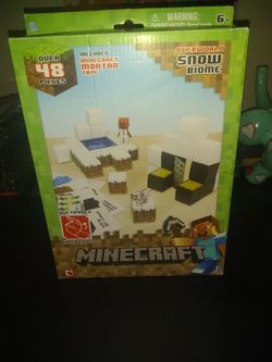 Brand New Minecraft Overworld Snow Biome Over 48 Pieces Easy to Build Paper Craft