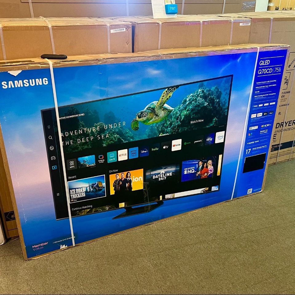 75q70 75” Samsung Smart 4k Qled HDR Tv 
