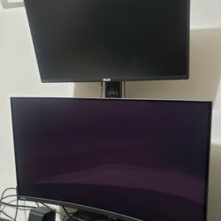 Set Of 2 Computer Monitor 