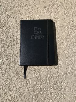 Black Microsoft Notebook