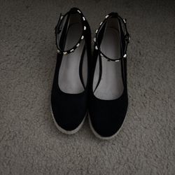 Black Ankle Strap Shoes