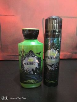 Bath & Body Works Disney Villains Maleficent 4 Piece Set All New obo