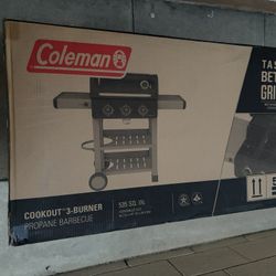 Coleman Cookout 3-Burner Propane Gas BBQ Grill w/ 535-Sq.