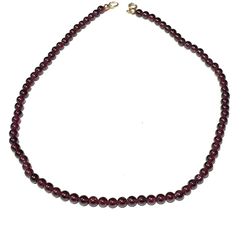 Vintage Garnet Necklace 