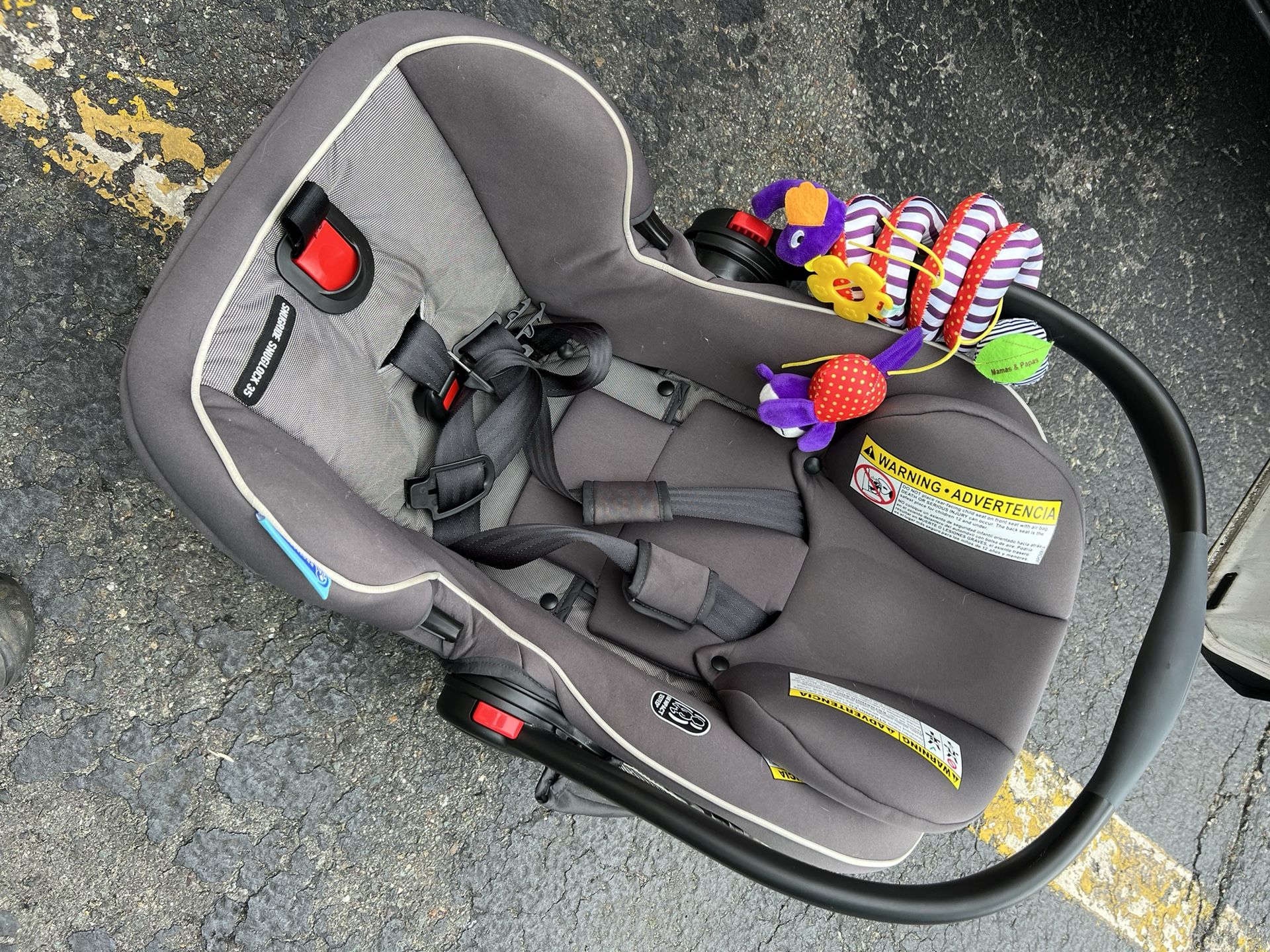 Graco Snug Ride Elite Car Seat/base And Stroller