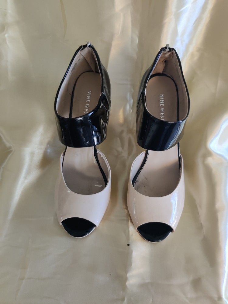 Nine West Peep-Toe Heels