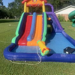 Best party inflatable Twin Waterslide