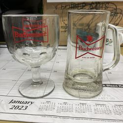 Vintage Budweiser Cups