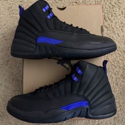 Size 8.5 (Pre owned, comes with original box) - Air Jordan 12 retro dark concord 