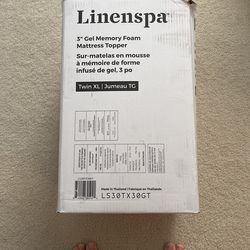 LINENSPA Memory Foam Mattress Topper