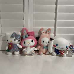 Sanrio Plushies Pochacco My Melody Hello Kitty Cinnamoroll