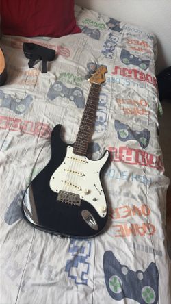 RnR Black Electric Guitar