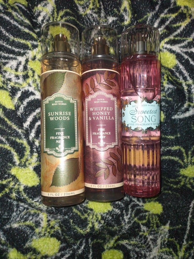 Bath And Body Works Body Sprays FIRM PRICE