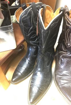 Acme Black Boots, Size 9