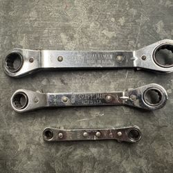 Craftsman Ratcheting Wrench 3-Piece Set