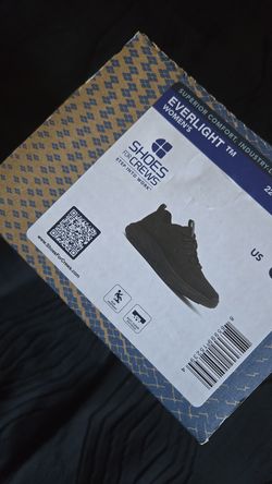 Shoes For Crews Everlight Sneakers Athletic Black Knit Work Shoes Women’s Sz 7