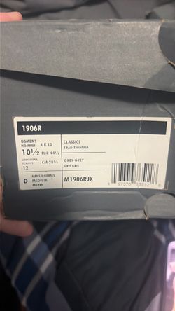 New Balance 1906R Grey Sneakers Size 10.5